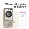 Washing machine cabinet, 1 piece - 67x205x67cm – Greige