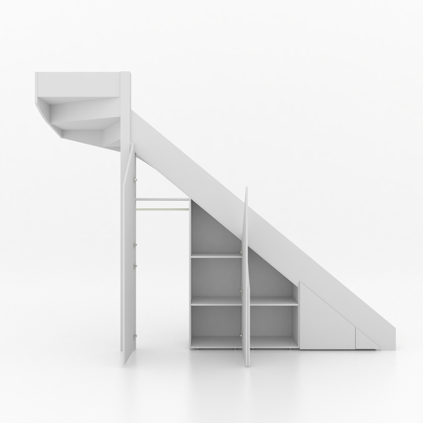 Trapkast Draai boven met 1 Lade 200-250cm