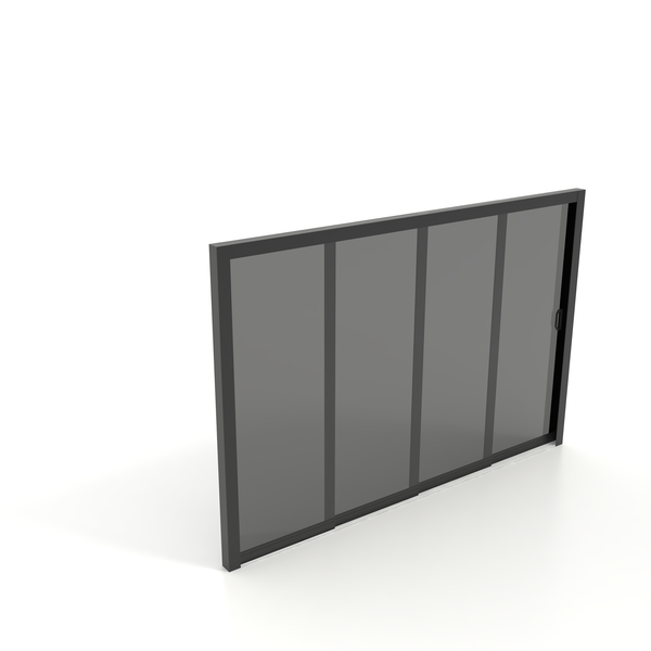 Porte coulissante en aluminium Kastrex - La solution idéale pour votre véranda ou votre abri de jardin - Installation gratuite - Anthracite