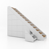 Trapkast Recht met 14 Lade 250-320cm