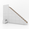 Trapkast Draai boven met 18 Lade 250-320cm