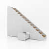 Trapkast Recht met 3 Lade 250-320cm