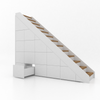 Trapkast Recht met 14 Lade 250-320cm